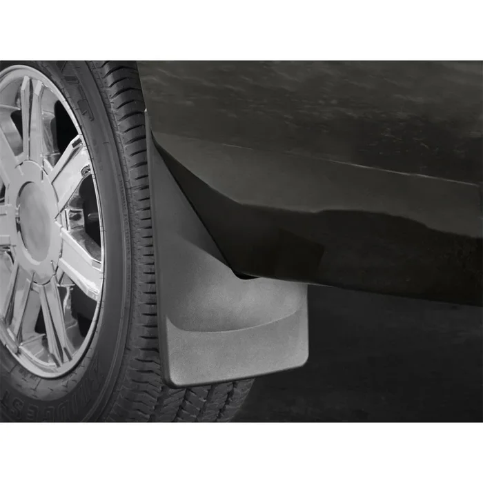 WeatherTech MudFlaps – Rear – Black – GM Midsize SUV 2017