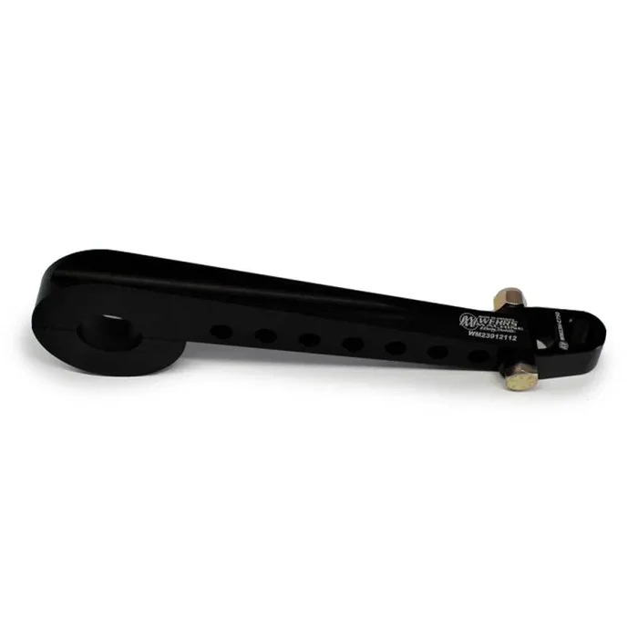 Wehrs Machine Steering Column Bracket – Clamp/Bolt-On – 9-1/2 ” Length – Aluminum – Black