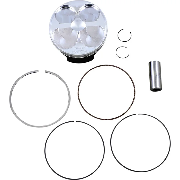 WOSSNER 0910-6138 8957DA Piston Kit for 4 Stroke Piston Kit – 76.96 mm – Yamaha