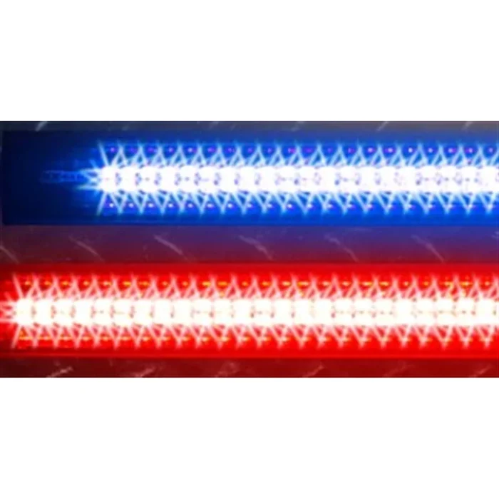 XKGlow Plug-and-Play Emergency Strobe Light Series – Blue/Red – 8-Piece XK052002-8BR