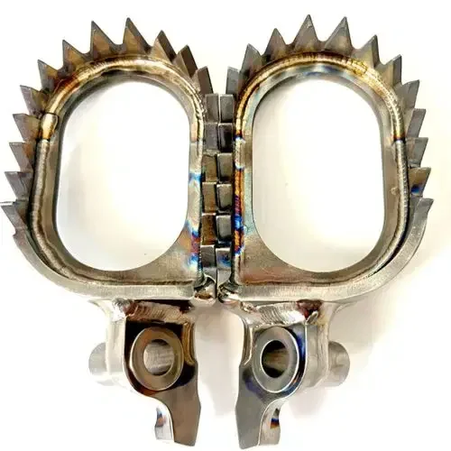 Yamaha YZ65 18-24 & 85 02-24 Titanium Foot Pegs 100% FOX GUTS YZ 65 YZ 85 YZF