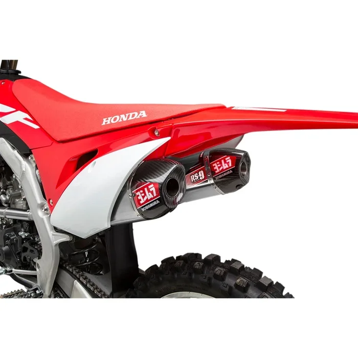 Yoshimura RS-9 Header/Canister/End Cap Exhaust Dual System SS-AL-CF [MPN: 22843AR520]