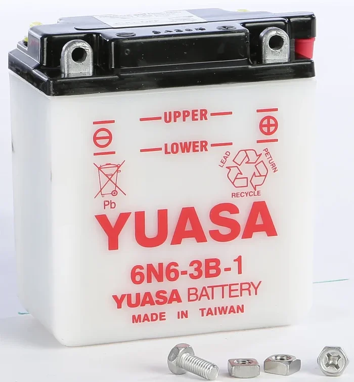 Yuasa 49-1655 YUAM2663B BATTERY 6N6-3B-1 CONVENTIONAL