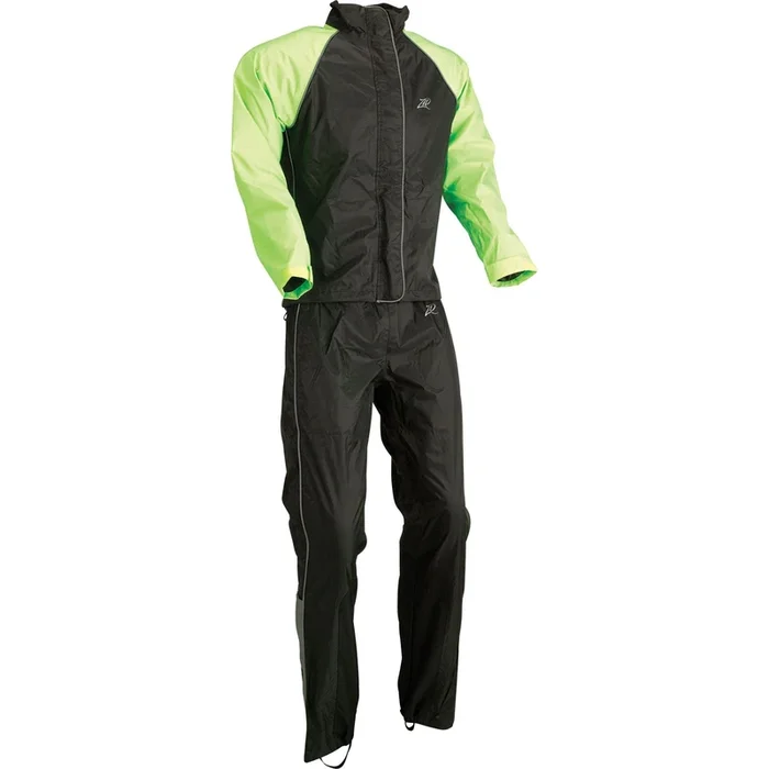 Z1R Women’s 2-Piece Rainsuit – Black/Hi-Vis – XL [MPN: 2853-0043]