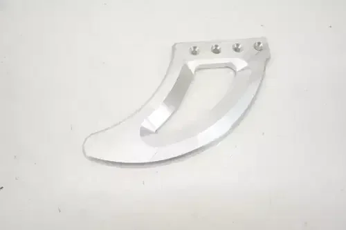 Zip-Ty Racing Replacement Rear Rotor Guard Shark Fin Aluminum Motocross #3 M21